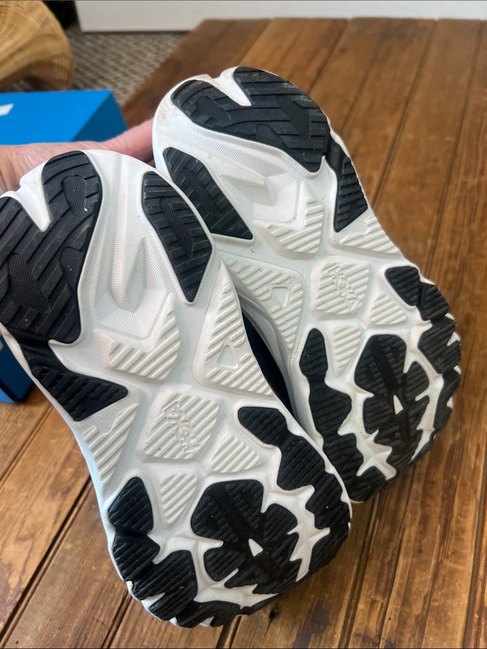 Hoka Women’s Ahari Black and White Running Shoes Sneakers size 8 wide - Picture 4 of 8